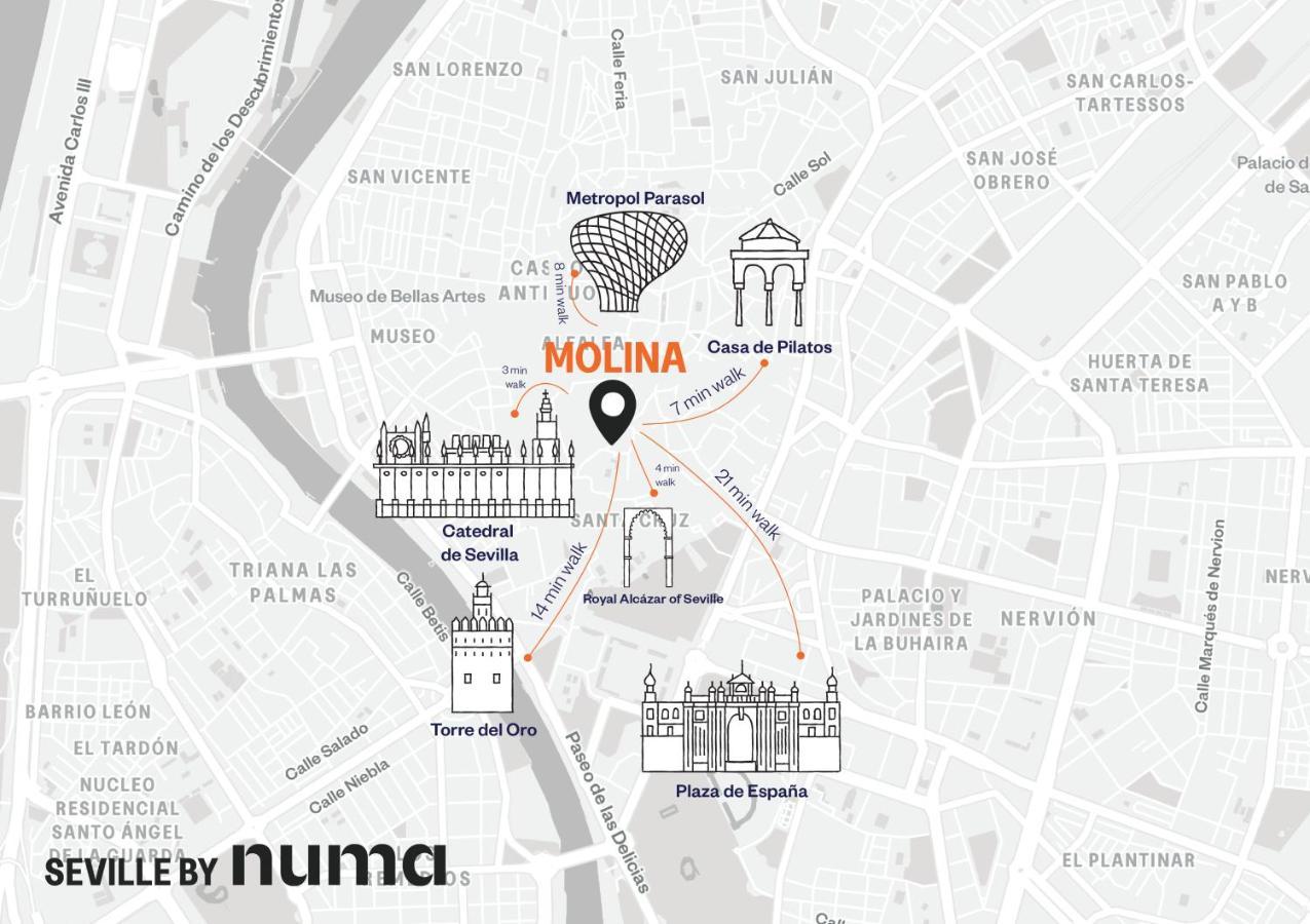 Numa Seville Molina Bagian luar foto